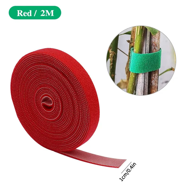 3 Rolls Green Garden Twine Plant Ties Nylon Plant Bandage Garden Hook Loop Bamboo Canl E Wrap Support Garden Accessories