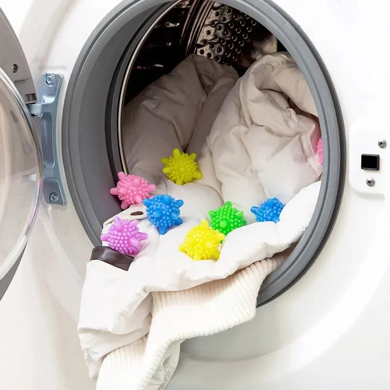 10Pcs/Set Laundry Ball Reusable Household Washing Clothes Softener Remove Dirt Clean Shape PVC Solid 2022