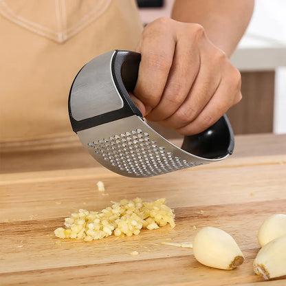 Stainless Steel Garlic Press Crusher Manual