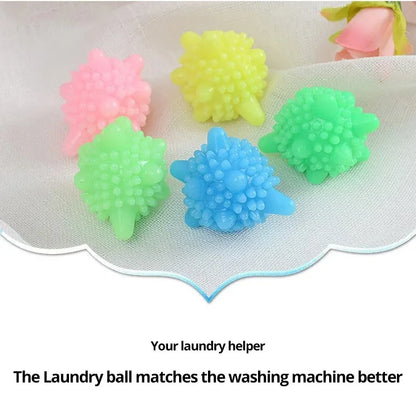 10Pcs/Set Laundry Ball Reusable Household Washing Clothes Softener Remove Dirt Clean Shape PVC Solid 2022