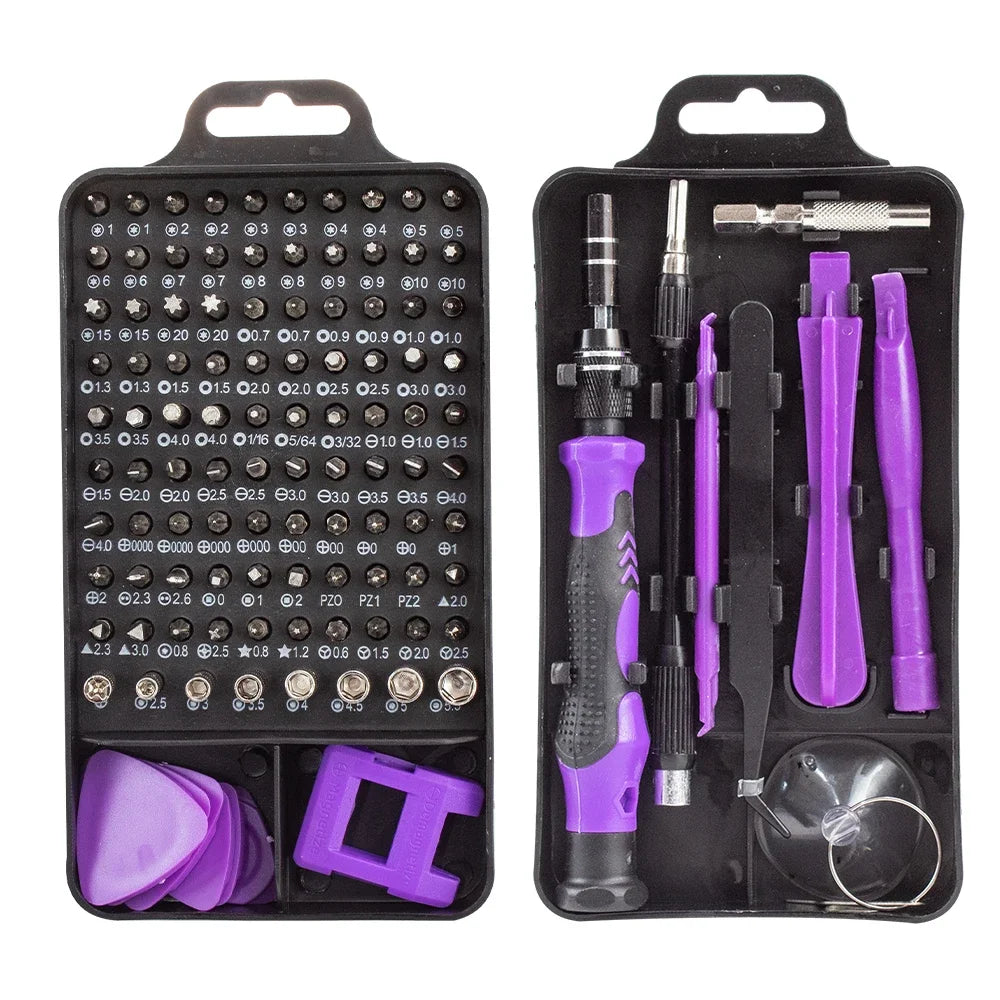 115 in 1 Precision Screwdriver Set Multifunctional Magnetic Repair Tools Kit for Computer Laptop Phone MacBook Household Repairs