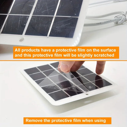 Portable Solar Panel USB 12V Charger Mobile Phone Folding Kit Foldable Outdoor Camping Power Bank For iPhone Charging Battery