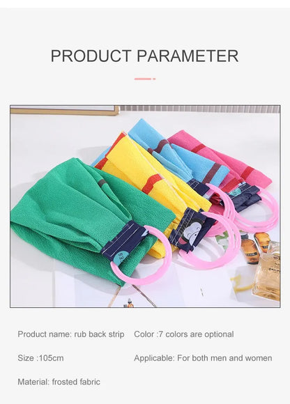 Bath Washers A Long Back Pulled Stripping and Scrubbing Bath Towel for Rubbing Wash and Rub Dirt