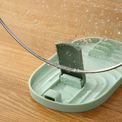 1/2Pcs Polychrome Nordic Style Pot Holder Lid Shovel Storage Rack Practical Multifunctional Kitchen Supplies Non-slip