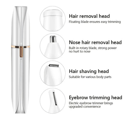 4 In 1 Electric Razor for Women Full Body Shaving Facial Epilator