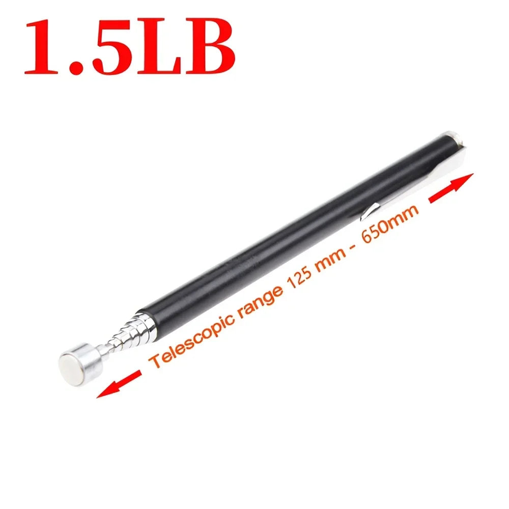 1pc Telescopic Pickup Magnetic Iron Rod Household Automotive Repair and Inspection Tool Strong Magnetic Metal Screw Suction Rod