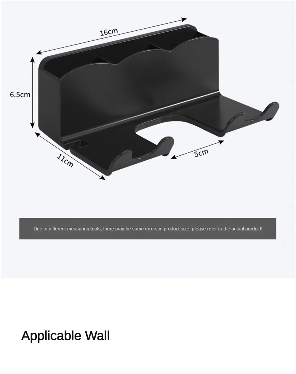 Hair Dryer Holder Wall Dryer Bracket Straightener Stand Hairdryer Organizer Hair Brush Storage Box Bathroom Accessories