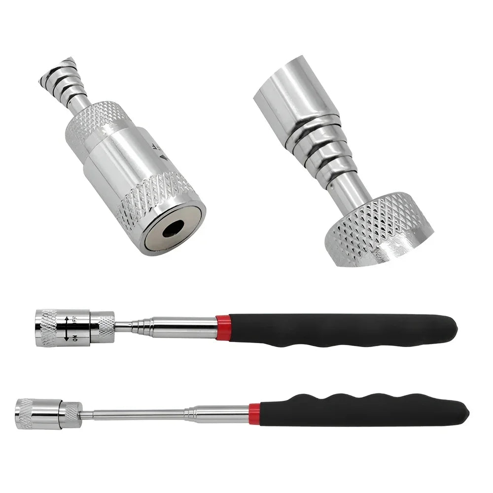 1pc Telescopic Pickup Magnetic Iron Rod Household Automotive Repair and Inspection Tool Strong Magnetic Metal Screw Suction Rod
