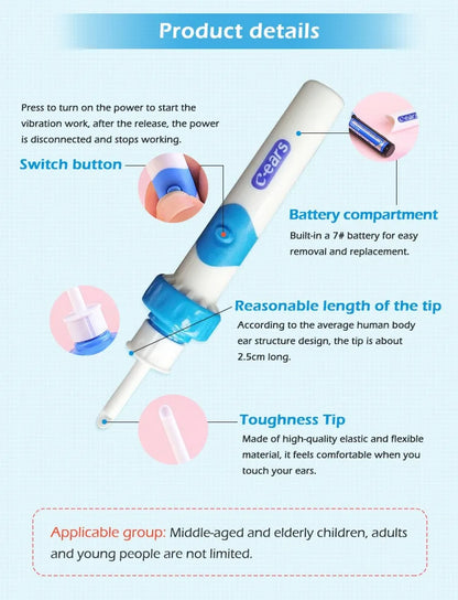 Electric Earpick for Children and Adults