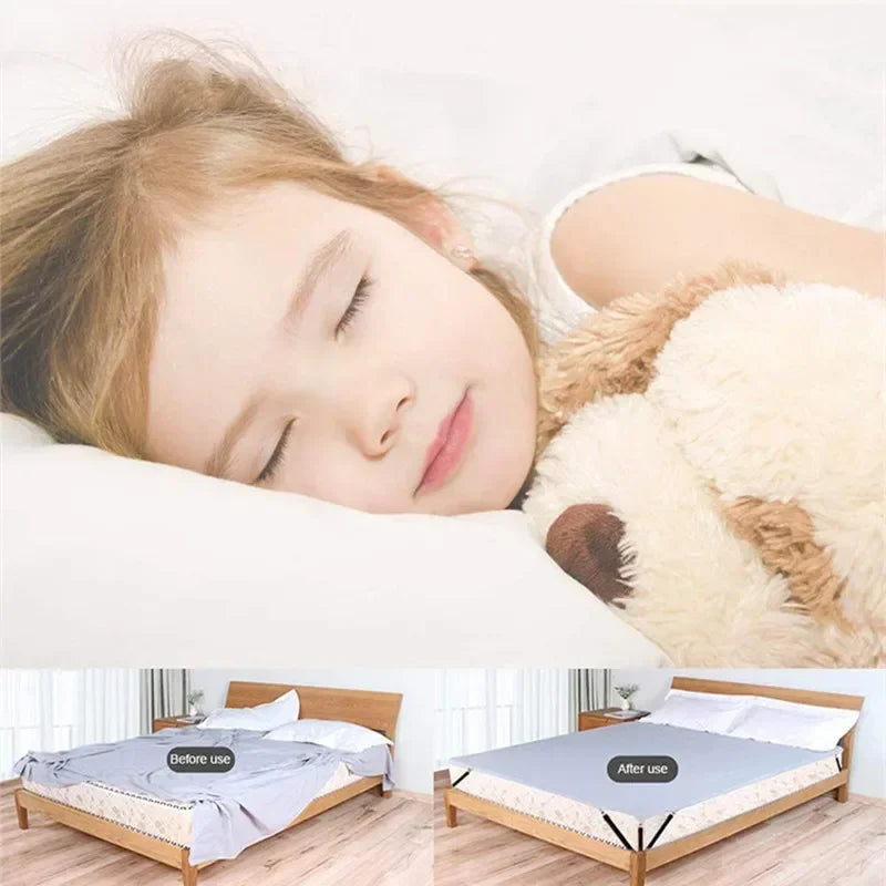 16/4Pcs/Set Adjustable Bed Sheet Grippers Belt Fastener Bed Sheet Clips Mattress Cover Blankets Quilt Holder Organize Gadgets