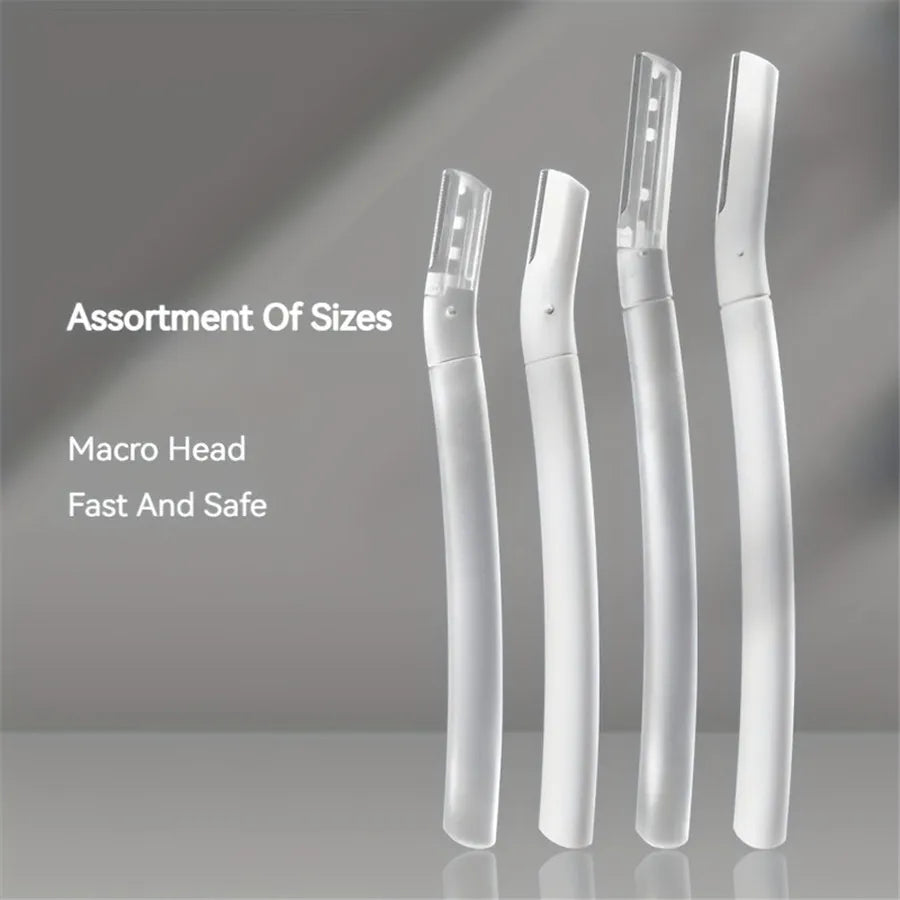 4pcs Eyebrow Razor, Face Razors For Women Facial Hair, Eyebrow Shaver, Dermaplaning Tool To Exfoliate And Refresh The Skin