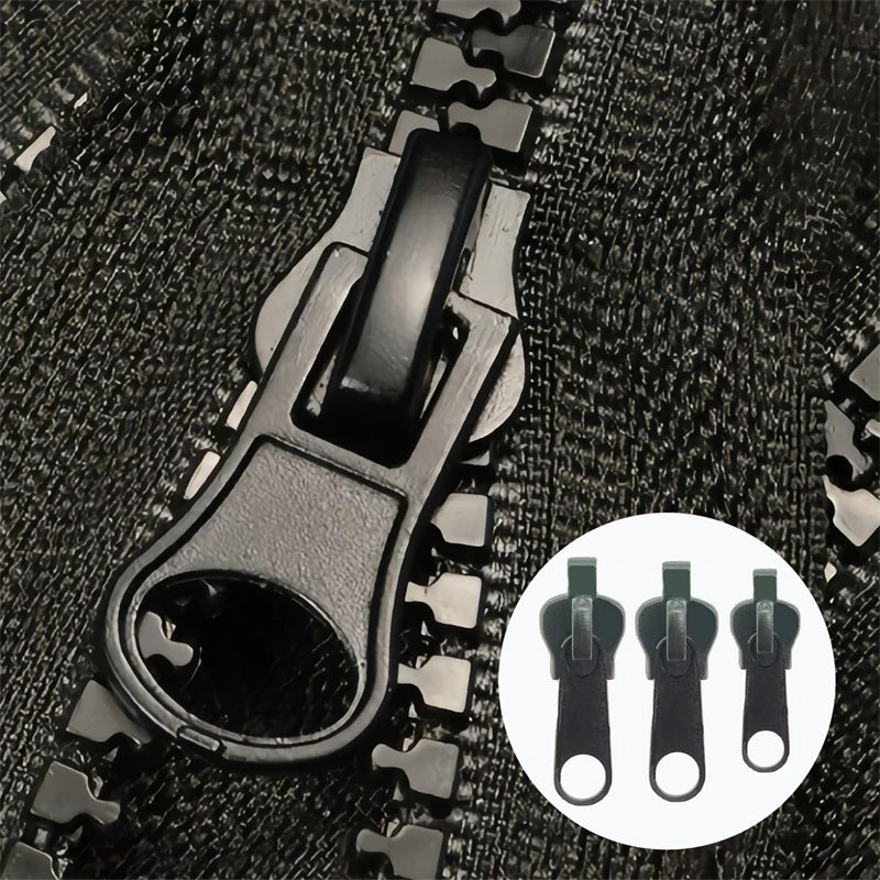 6-60pcs Instant Zipper Universal Instant Fix Repair Kit Replacement Zip Slider Teeth Multifunctional Clothing Replacement Zipper