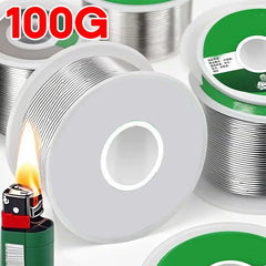 100/20g No Need Solder Powder Soldering Rods Low Temperature Easy Melt Solder Wire Silver Universal Welding Rod Cored Weld Wire