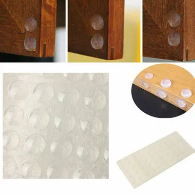 18-100Pcs Soft Silicone Rubber Anti Slip Bumpers Feet Pads Damper Buffer Cabinet Bumpers Silicone Furniture Pads Drawer Door Pad