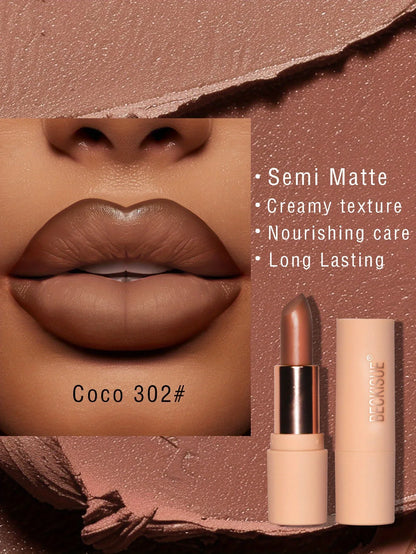 Bare Matte Silky Matte Lipstick Long-lasting Waterproof and glossy finish, Easy to color