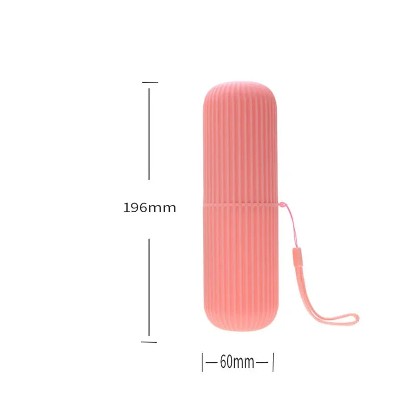 Travel Portable Toothbrush Cup Bathroom Toothpaste Holder Storage Case Box Organizer Travel Toiletries Storage Cup New Creative