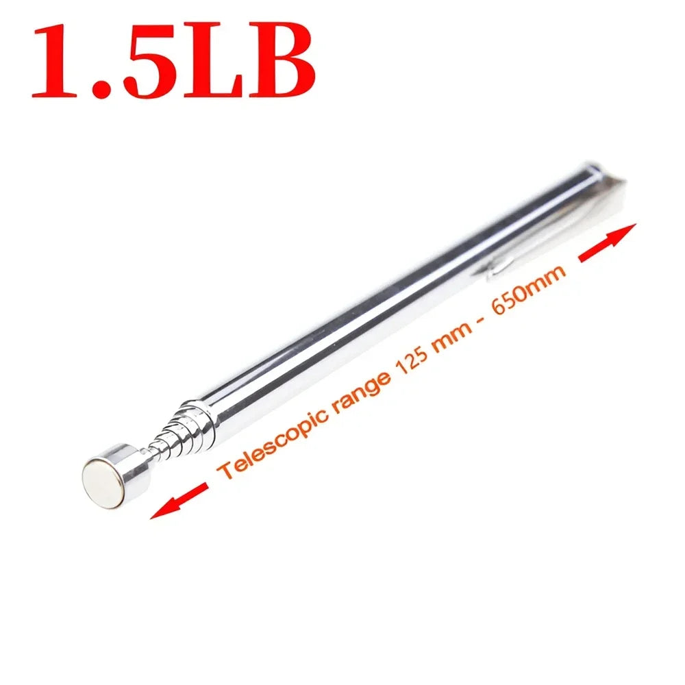 1pc Telescopic Pickup Magnetic Iron Rod Household Automotive Repair and Inspection Tool Strong Magnetic Metal Screw Suction Rod