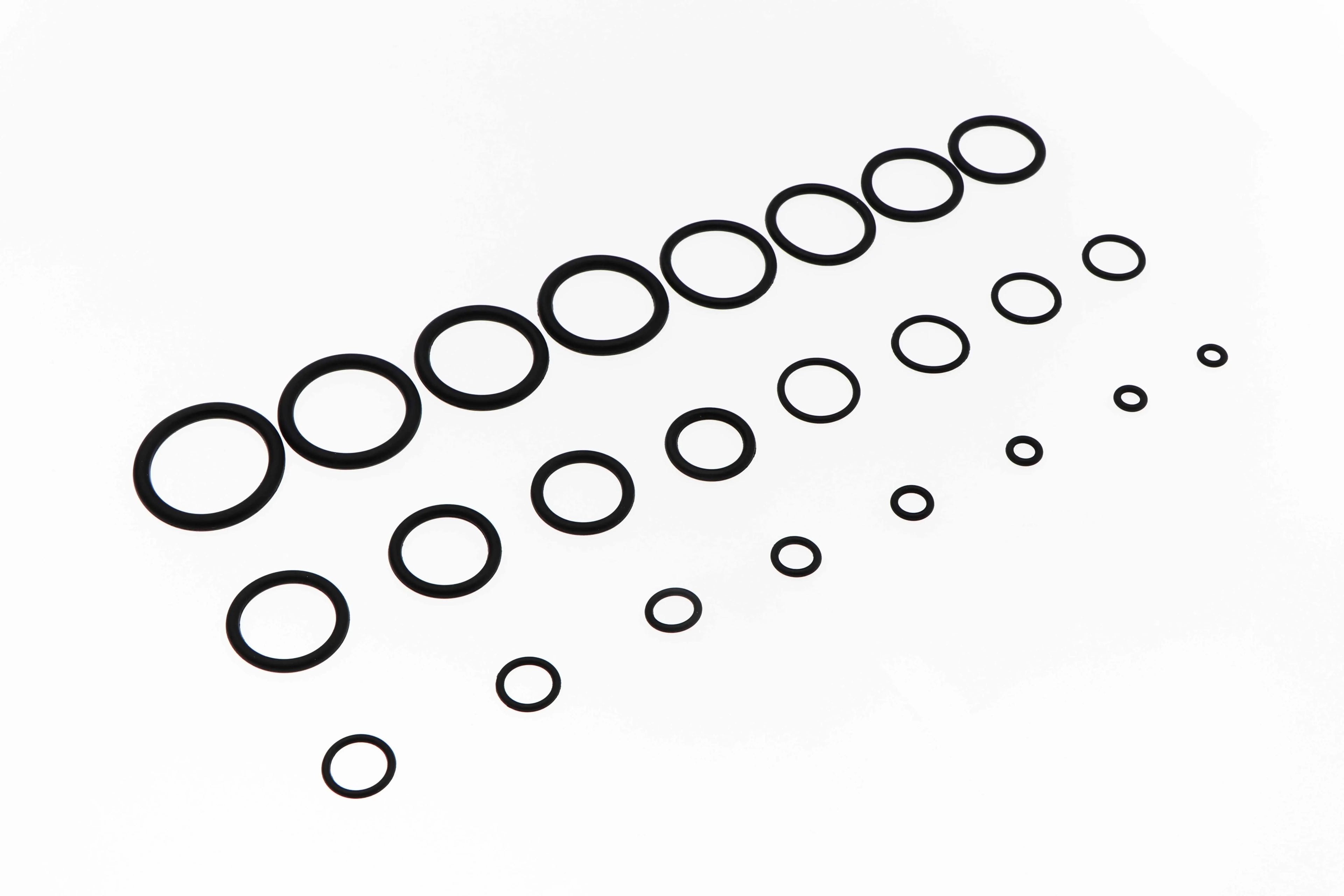 740/1200Pcs O-ring Rubber Gaskets Seal Ring Set Nitrile Rubber High Pressure O-Rings NBR Sealing Elastic Band O Rubber Rings Set