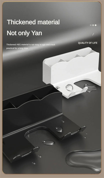 Hair Dryer Holder Wall Dryer Bracket Straightener Stand Hairdryer Organizer Hair Brush Storage Box Bathroom Accessories