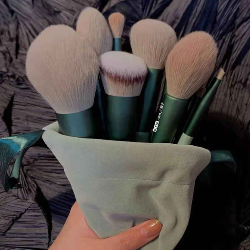 13 soft makeup brushes set cosmetic foundation