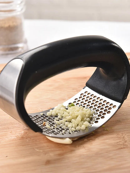Stainless Steel Garlic Press Crusher Manual