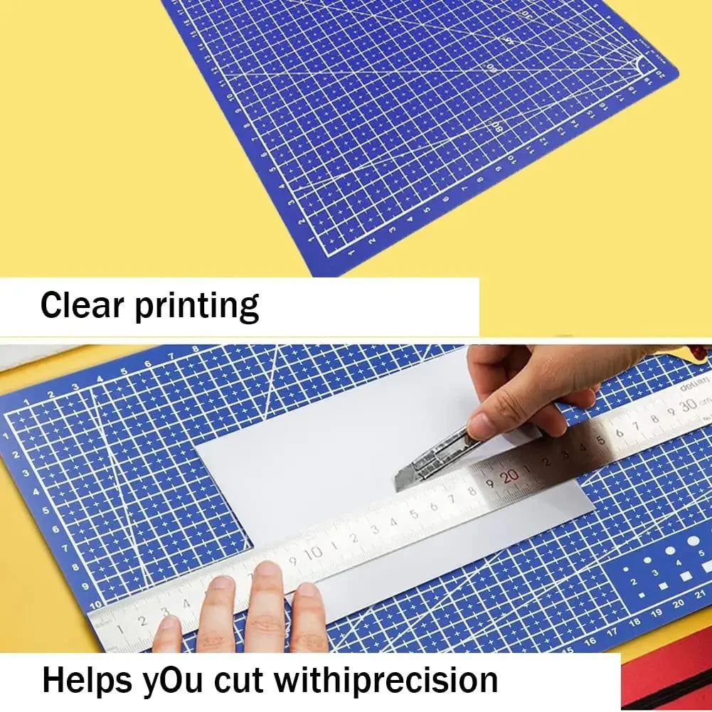 A3 A4 A5 PVC Cutting Mat Workbench Patchwork Sewing Manual DIY Knife Engraving Leather Cutting Board Single Side Underlay