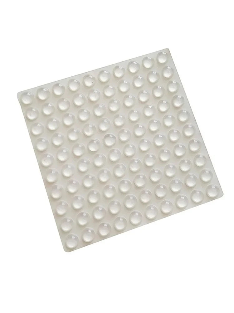 100Pcs Soft Silicone Rubber Anti Slip Bumpers Feet Pads Damper Buffer Cabinet Bumpers Silicone Furniture Pads Drawer Door Pad