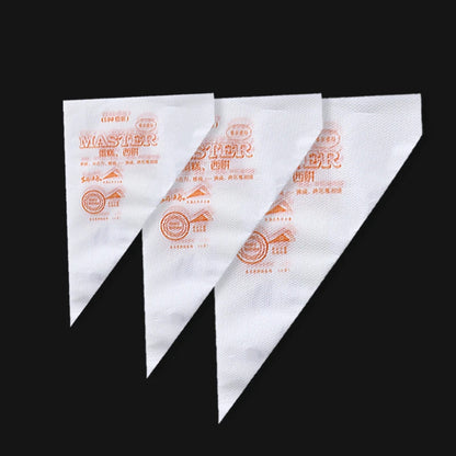 100PCS Disposable Piping Bag Cream Pastry Cake Icing Sugarcraft Cupcake Piping Decorating Baking Tool