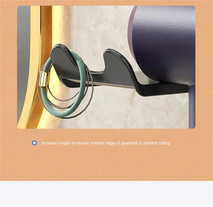 Hair Dryer Holder Wall Dryer Bracket Straightener Stand Hairdryer Organizer Hair Brush Storage Box Bathroom Accessories