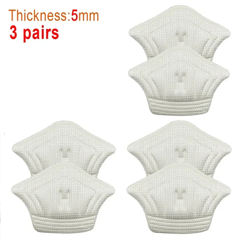 3pair/6pcs Insoles Patch Heel Pads for Sport Shoes Back Sticker Adjustable Size Antiwear Feet Pad Cushion Insert Insole Inserts