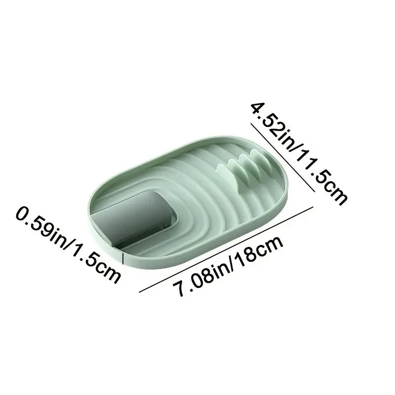 1/2Pcs Polychrome Nordic Style Pot Holder Lid Shovel Storage Rack Practical Multifunctional Kitchen Supplies Non-slip