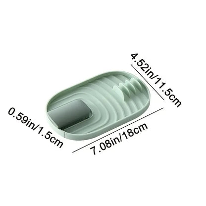 1/2Pcs Polychrome Nordic Style Pot Holder Lid Shovel Storage Rack Practical Multifunctional Kitchen Supplies Non-slip