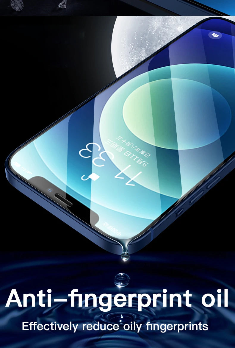 3PCS Tempered Glass For iPhone 15 14 13 12 11 Pro Max 7 8 Plus Screen Protector For iPhone X XS Max XR Protective Glass Film