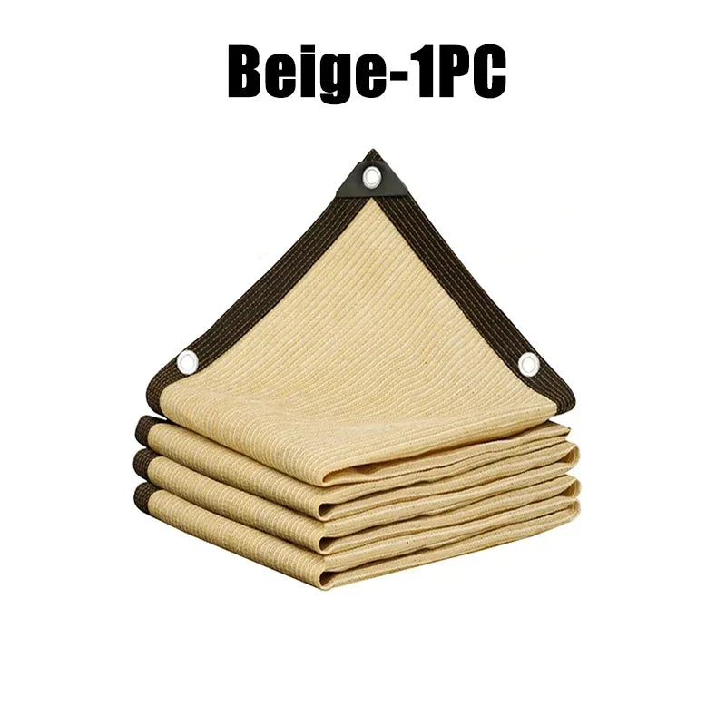 Black Shade Cloth Sunblock Mesh Cover Taped Edge With Grommets Sun Net For Pergola Plants Greenhouse Gardens Patio Canopy