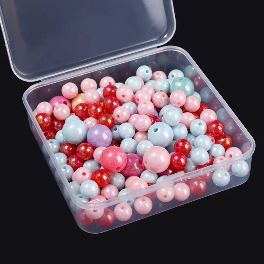 Clear Storage Container Transparent Plastic Storage Boxes with Hinged Lid Square Packaging Display Box Jewelry DIY Crafts