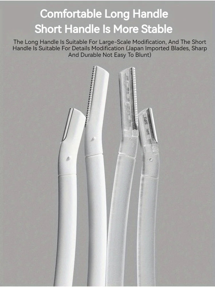 4pcs Eyebrow Razor, Face Razors For Women Facial Hair, Eyebrow Shaver, Dermaplaning Tool To Exfoliate And Refresh The Skin