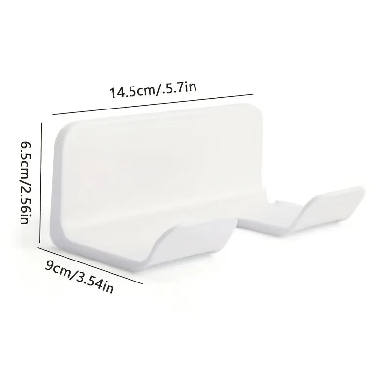 Hair Dryer Holder Wall Mounted Hair Straightener Dryer Hair Stand Bathroom Organizer Shelves Washroom Organization Shelves