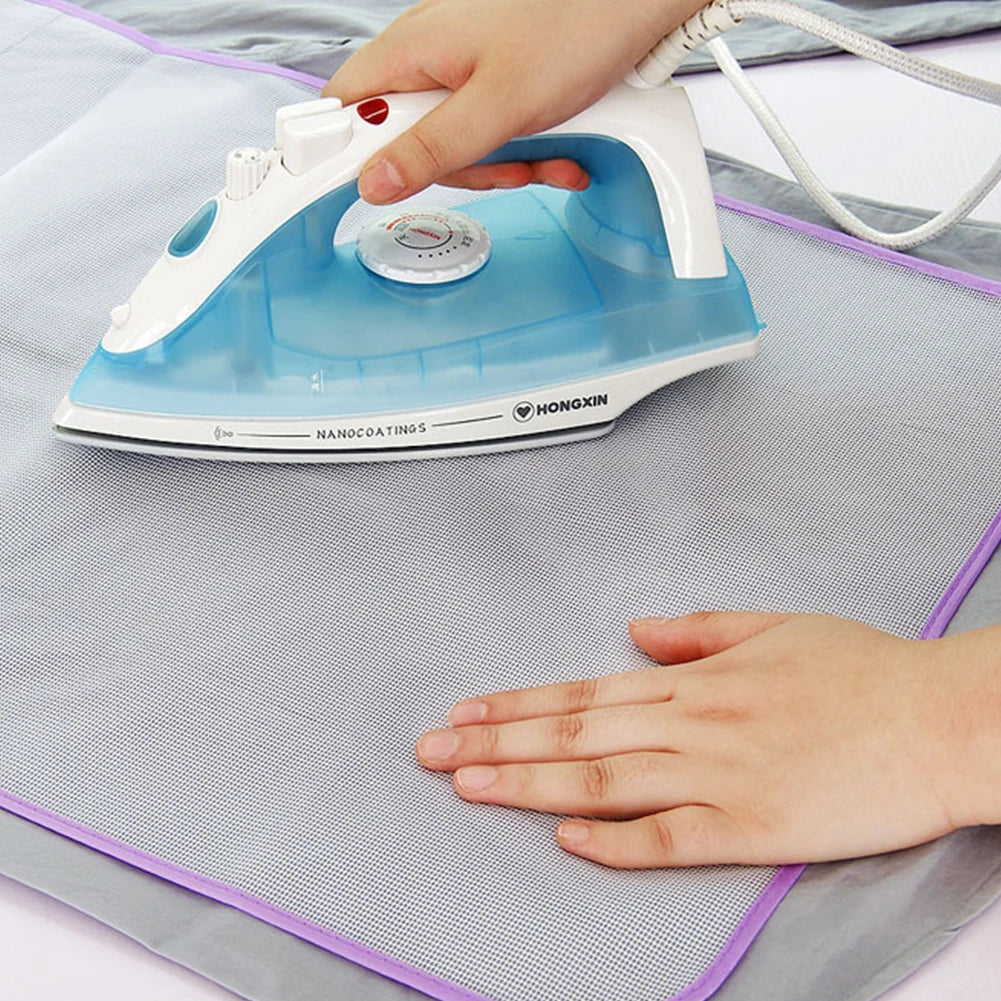 2Pcs Ironing Board Covers Ironing Cloth Protect Garment Iron Clothes Heat Resistant Ironing Protective Insulation Pad