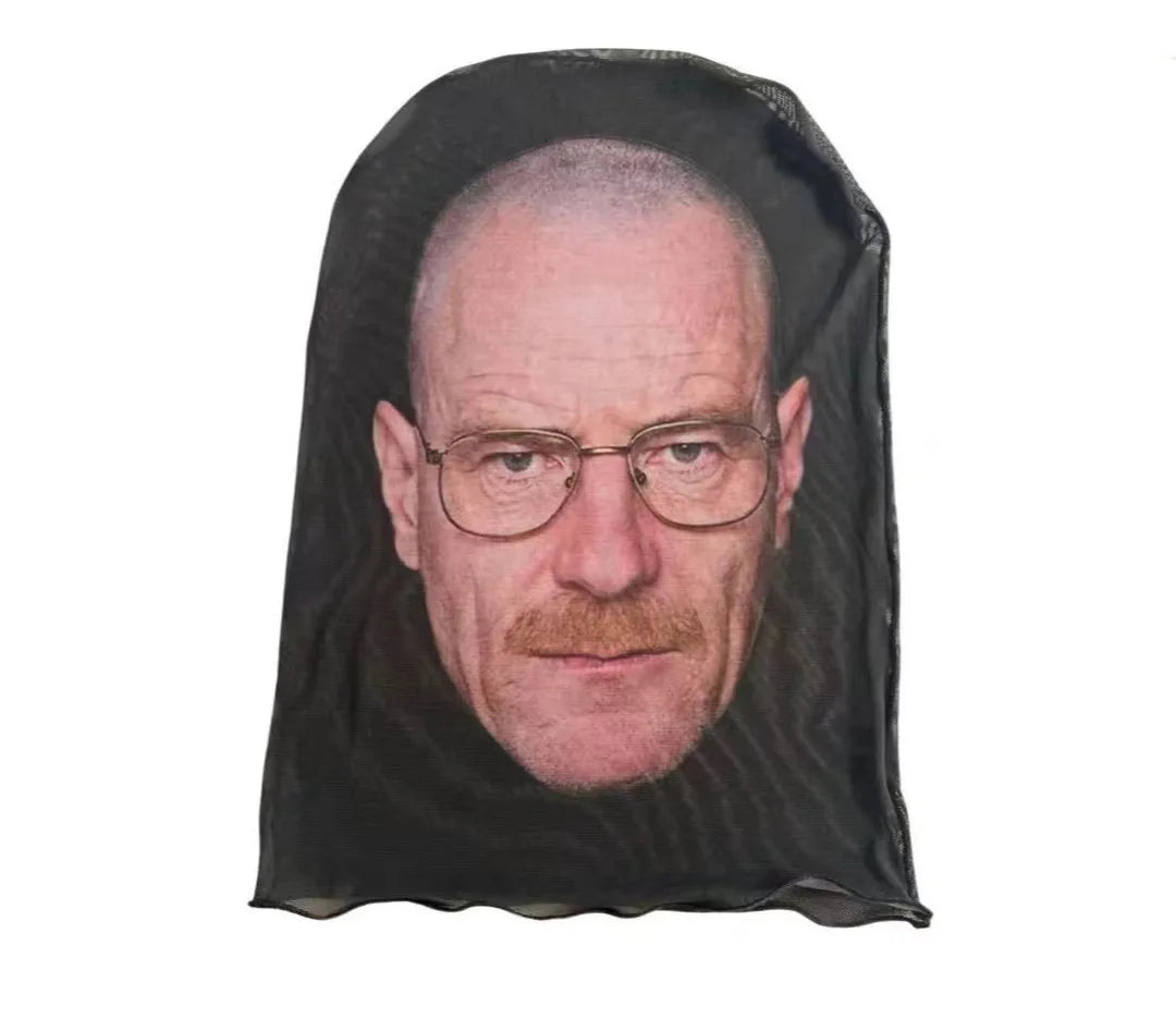 3D Printed Mask Elastic Mesh Full Face Mask for Men Women Cosplay Headwear Novelty Supplies Tricky Hood Party Cosplay Props