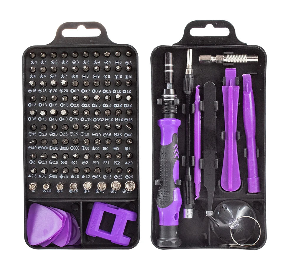 115 in 1 Precision Screwdriver Set Multifunctional Magnetic Repair Tools Kit for Computer Laptop Phone MacBook Household Repairs