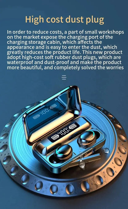 F9 Wireless Bluetooth Headphones Tws Waterproof Earbuds