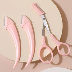 Eyebrow Trimming Knife Face Razor For Women Eyebrow Scissors