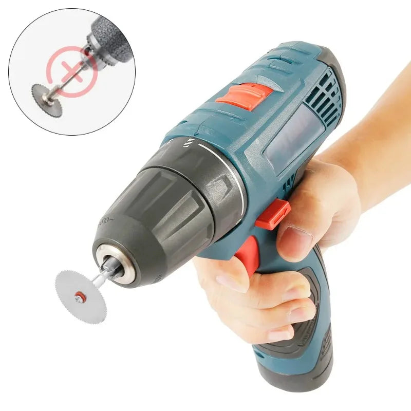 11PCS Set Mini Circular Saw Blades - Stainless Steel Cutting Discs for Wood - Compatible with Rotary Electric Tools