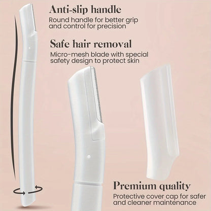 4pcs Eyebrow Razor, Face Razors For Women Facial Hair, Eyebrow Shaver, Dermaplaning Tool To Exfoliate And Refresh The Skin