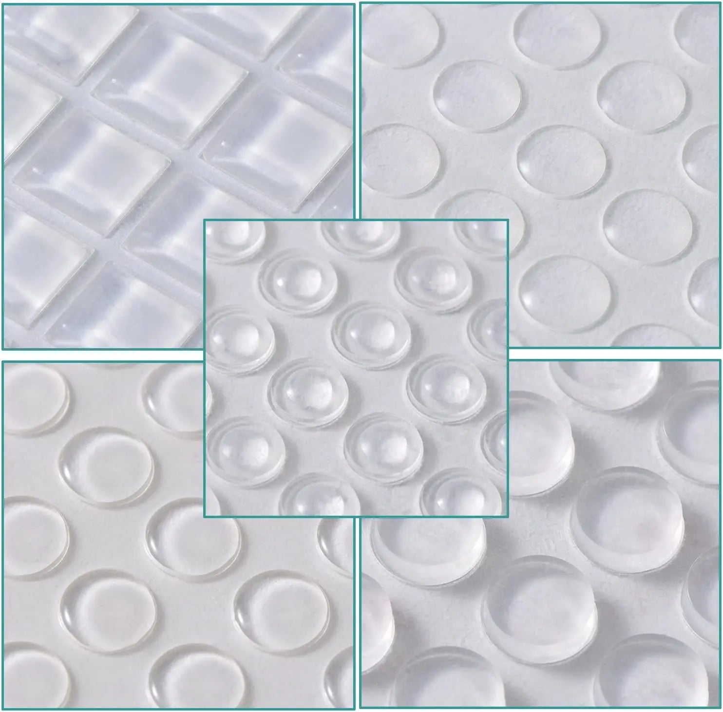 18-100Pcs Soft Silicone Rubber Anti Slip Bumpers Feet Pads Damper Buffer Cabinet Bumpers Silicone Furniture Pads Drawer Door Pad