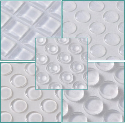 18-100Pcs Soft Silicone Rubber Anti Slip Bumpers Feet Pads Damper Buffer Cabinet Bumpers Silicone Furniture Pads Drawer Door Pad
