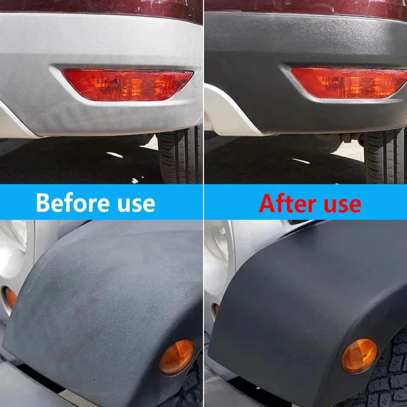 AIVC Plastic Restore Revitalizer Plastic Renovator Longlasting Coating For Car Rubbers Refurbish Clean Gloss Black Shine