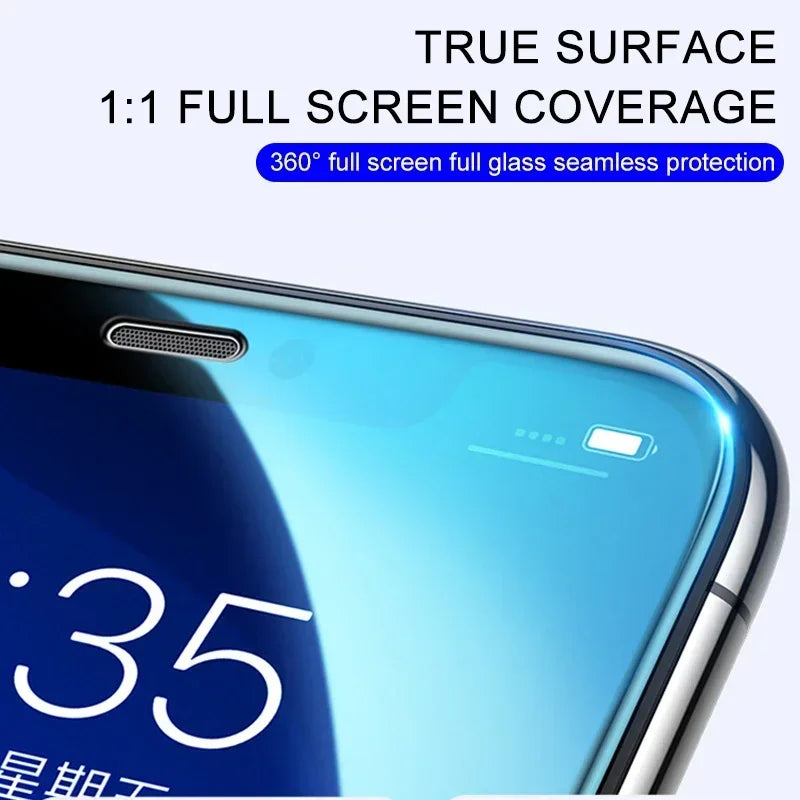 3PCS 30D Tempered Glass Screen Protector for IPhone 13 14 11 15 16 Pro Max Plus 12 Mini XS XR X Film 16Pro ScreenProtector Film