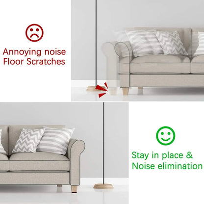 44pcs Furniture Grippers - Non Slip Pads for Furniture Legs - Self Adhesive Rubber Feet - Anti Slide Hardwood Floor Protectors