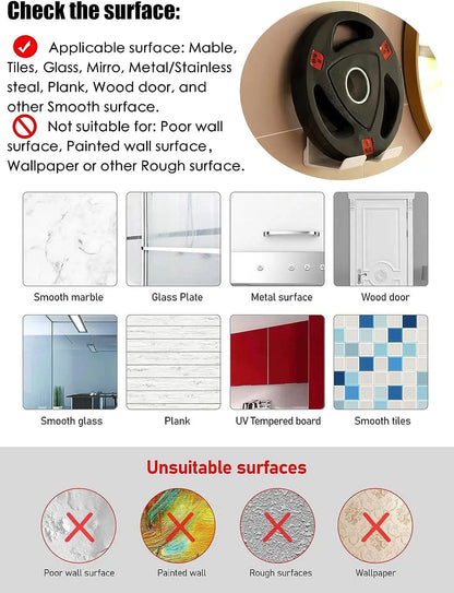 Hair Dryer Holder Wall Mounted Hair Straightener Dryer Hair Stand Bathroom Organizer Shelves Washroom Organization Shelves